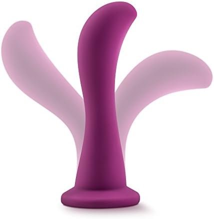 Blush Temptasia Bellatrix - Puria Silicone G Spot Stimulator - Featuring Satin Smooth Ultrasilk For A Sensuous Feel - Works Great With A Strap On - A Luxury Sex Toy For Women - Plum - Image 3
