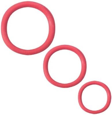 Spartacus Metal Cock Ring, Chrome, 3-Pack