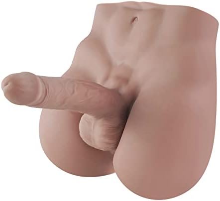 6.83Lb Male Torso Dildo Sex Doll, Men'S Penis Love Doll For Women Pleasure Toys - 11X9.44 Inch