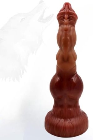Realistic Dog Dildo - Oversized G-Spot Pleasure With Animal Penis Design - Safe Material, Powerful Suction Cup- Waterproof Design Of Adult Sex Toys For Men And Women'S Vagina And Anus Games(Red)