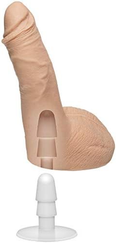 Doc Johnson Signature Series - Ryan Bones - 7 Inch Realistic Ultraskyn Dildo With Removable Vac-U-Lock Suction Cup - F-Machine & Harness Compatible - For Adults Only, Vanilla - Image 3