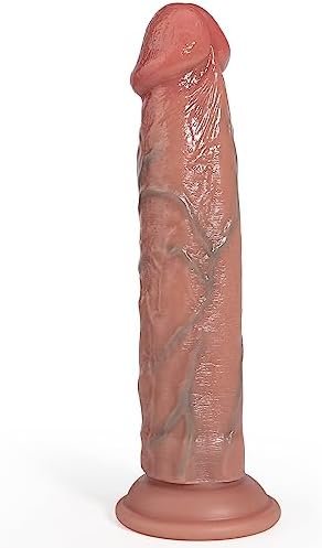 Realistic Dildo Without Balls, Silicone Suction Cup Dildos For Hands-Free Play, Huge Dong 8.66 Inch Big Dildo For Anal Sex, Flexible Adult Sex Toy For Women Couple Or Men Anal Dildo