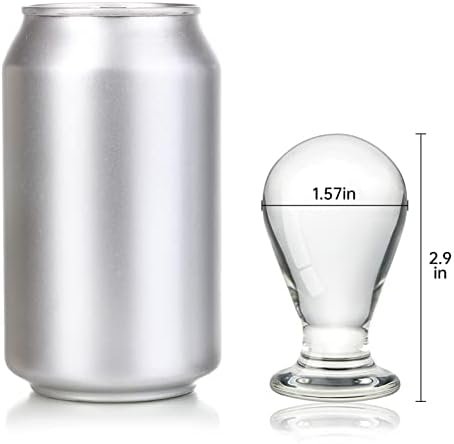 Fst Crystal Glass Anal Plug Classic Bulb Butt Plug For Vagina Prostate Massage Transparent Anus Dilator Anal Masturbation Training Toy Unisex Anal Sex Toy - Image 3