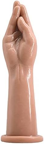 Anal Plug Fister Hand Butt Plug With Hand Free Suction Cup Adult Sex Toy For Women Couples Use (Black)