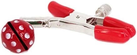 Eastern Delights Elite Sm Screw Breast Nipple Clamps Vice, Strawberry Style Bell - Image 2