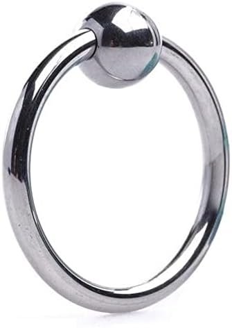 Manhood 18+ Adults Only Sex Toys Cock Rings Stainless Steel Penis Rings Glans Ring Love Toy (1 Pressure Joy Ball, 1.26"= 32Mm)
