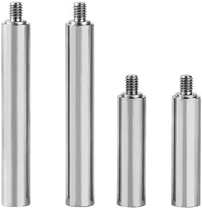 Toaka 4 Pieces Stainless Steel Rods - Additional Length Replacement Accessories Parts - For Male Penis Extender Traction Device Stretcher Enlargement Pump Max Vacuum Enhancer Enlarger