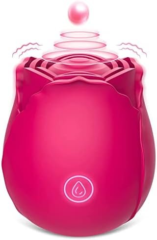 Rose Sex Toys For Women – Upgraded Rose Sex Stimulator For Women With 10 Thrusting Dildo G Spot Vibrator Clitoral Stimulator, Rose Adult Sex Toys Games For Woman Couples Pleasure Tm-11