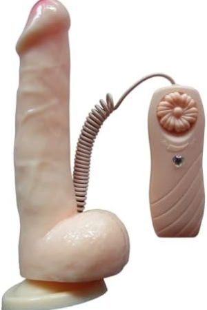 7.5" Vibrating Slim Jelly Dong