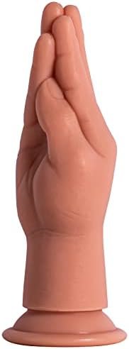 Realistic Hand Dildo Butt Plug With Strong Suction Cup, 7.9 Inch Silicone Fisting Dildo Anal Plug For Beginner Fist Sex, Monster Thick Fist Dildos Adult Sex Toy For Vaginal Anal Stimulation