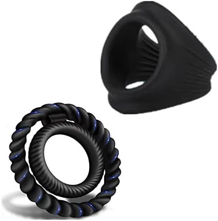 Silicone Penis Rings Set Cock Rings For Men Erection Longer Lasting Stronger, Male Soft Stretchy Penis Enlargers Erect Support Ring Adult Sex Toys For Men And Couples