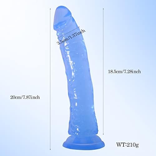 Realistic Black Dildos,7.9 Inch Arc Suction Cup Dildo,Lifelike Butt Plug Sex Toys For Women - Image 2