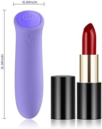 G-Spot Bullet Vibrator Dildo Nipple Clitoris Stimulator Usb Rechargeable Portable For Travel Discreet Vibe Wand - 10 Modes Waterproof Mini Orgasm Vaginal Anal Massager Adult Sex Toys For Women - Image 2