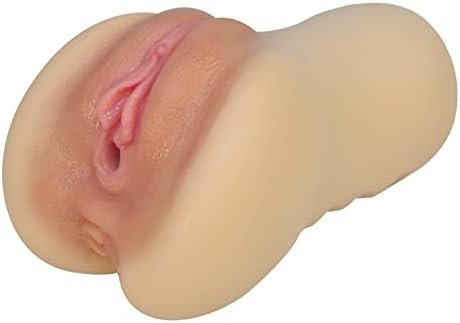 Dodostar Man Sex Lifelike Pocket Pussy Realistic Male Masturbator, Two Separate 3D Tight Textured Channel, Adult Anal Sex Toy Channel Use For Men Masturbation