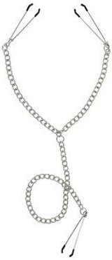 Spartacus Y Style Adjustable Tweezer Nipple With Clit Clamps, Silver - Image 2
