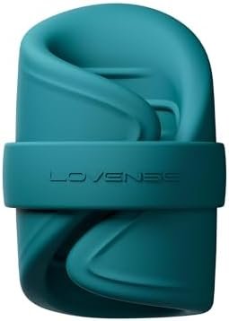 Lovense Gush Penis Ring Vibrator, Flexible Silicone Vibrating Cock Ring For Men, Wearable Cock Sleeve Massager Long-Distance Bluetooth Remote Reach With Music Sync, Partner & App Control