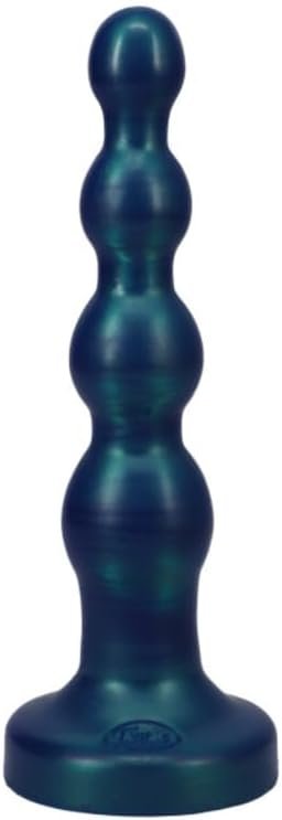 Tantus Ripple Large Butt Plug - 100% Ultra-Premium Super Soft Silicone Glossy Finish Body Safe & Harness Compatible - Anal Stimulation, Pleasure For Men, Women, Lgbtq & Couples - Malachite