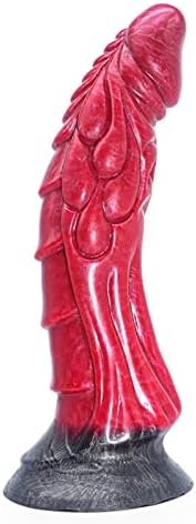 9 Inch Realistic Dragon Dildo With Suction Cup For Hands-Free Play, Ultra-Soft Colorful Silicone Butt Plug Curved Anal Plug Adult Toy For Momen And Men Gay.