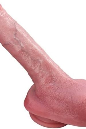 Reproduction Handmade Dildo, Realistic Huge Dildo Feels Like Skin - Big Size Anal Dildo With Strong Suction Cup. Adult Sensory Sex Toys For Couples, Male & Female & Gays(Little Brother)