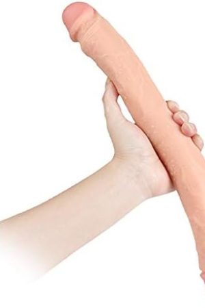 Fst 15 Inch Double Head Dildo Flexible Realistic Penis G Spot Vaginal Anus Stimulate Anal Plug For Lesbian Female Masturbation