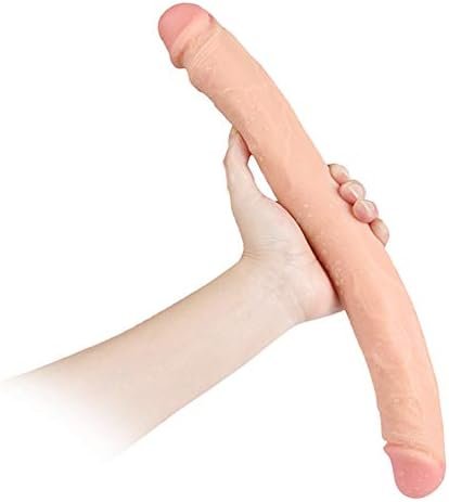 Fst 15 Inch Double Head Dildo Flexible Realistic Penis G Spot Vaginal Anus Stimulate Anal Plug For Lesbian Female Masturbation