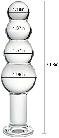 Crystal Dildo Butt Plugs Anal Beads Glass Pleasure Wand Anal Trainer Sex Factory - Image 3