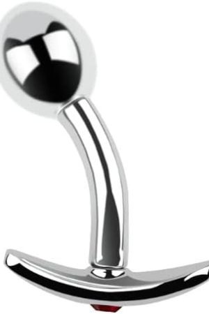 Anal Expander Personal Massager Metal Anal Plugs Butt Plug With Stainless Steel Material Bdsm Sm Sex Toys For Men Women Prostate Massage G-Spot(L)