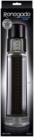 Ns Novelties Renegade Powerhouse Pump Dildo, Black - Image 2