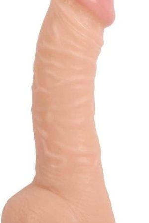 6 Inch Realistic Dildo, Body-Safe Material Lifelike Huge Penis With Strong Suction Cup For Hands-Free Play, Flexible Cock With Curved Shaft And Balls For Vaginal G-Spot And Anal Play