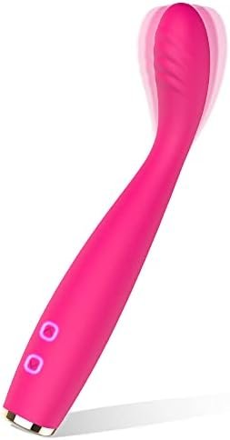 Rose Vibrator, High-Frequency G Spot Clitoris Vibrator With 5 Speeds & 10 Modes - Adorime Powerful Clitoral Stimulator, Vibrating Massager Wand For Women For Sex, Pink