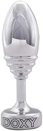 Doxy Ribbed Butt Plug - Double Panetration Adult Toys - Valentine'S Day Gift For Lover โ Aluminum Butt Plug For Experienced Or Intermediate Players - Anal Plug For Women Beginner - Anal Sex Toys