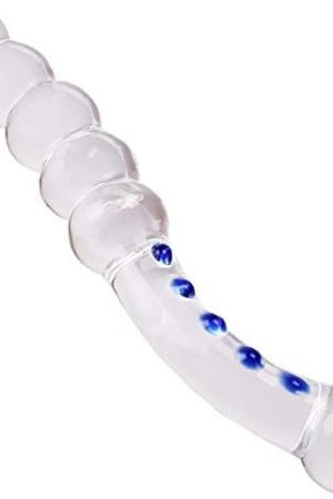 Cchw Glass Pleasure Wand Crystal Dildo Anal Beads Style Butt Plug Personal Massager G-Spot Stimulation