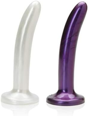 Tantus Sex/Adult Toys Leisure Vibrator - 100% Utra-Premium Flexible Silicone Waterproof, Harness & Suction Cup Compatible, Pegging, G-Spot & P-Spot Stimulation Anal Safe For Couples - Midnight Purple - Image 3