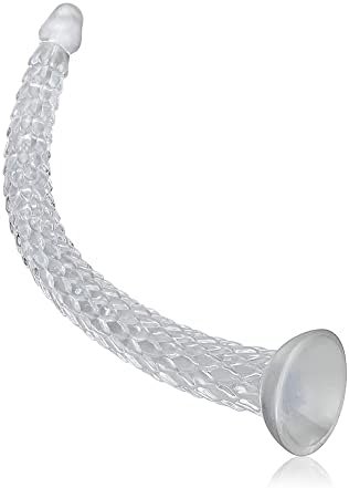 Fst Transparent Tpe Ultra Long Anal Plug Vaginal G-Spot Massager Prostate Stimulation Adult Sex Toy Anus Sex Dilator Butt Plug For Men Women Couple Advanced Player Dildo (16 In) (S)