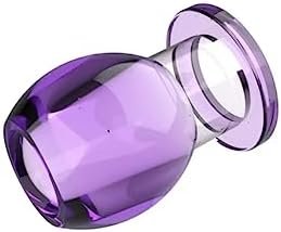 Anal Plug Tunnel - Buttplug Anal Sex Toys For Men & Women - Butt Stretcher/Anal Toy For Couple Anal Sex Toys - Hollow Buttplug Great For Beginners & Experienced Users (Black, M 1.77''X1.77''X2.56'')