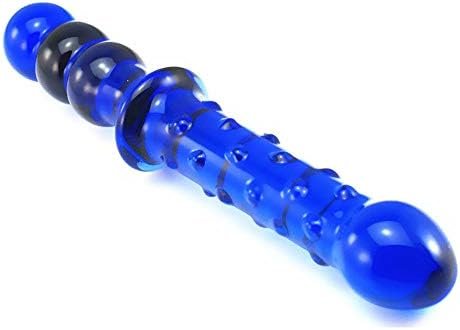 Epichao Blue Double Ended Glass Dildo Crystal Penis Sex Pleasure Wand Female Masturbator Butt Plug Anal Plug Sex Toy - Image 3