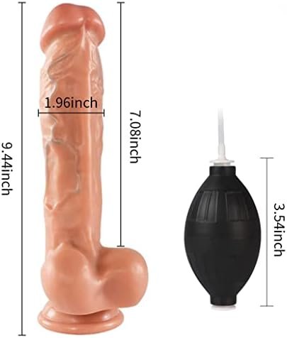 Big Realistic Ejaculating Dildo Squirting Dildo 9Inch Thick G Spot Dildos Adult Sex Toy For Women With Suction Cup - Image 2