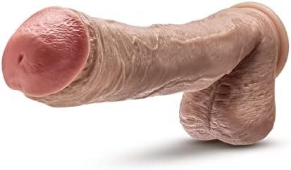 Eden Health -13 Inch Extra Long 2.5" Thick Dildo - Sturdy Suction Cup For Hands Free Play - Soft But Not Floppy Realistic Feel - Deep Pleasure Vaginal And Anal Sex Toy For Women And Men - Beige - Image 3