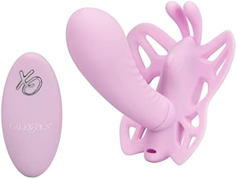 Calexotics Venus Butterfly Silicone Remote Venus G – Hands Free Strap On Personal Massager Probe With Controller – Waterproof Adult Vibrator Sex Toy For Couples - Pink - Image 2