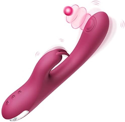 G-Spot Dildos Slap, Clitoral Sucking And Vaginal Vibrator 3-In-1 - Pink Dildo Waterproof Rechargeable Sex Toy For Men And Women, With G-Spot And Clitoral Stimulation