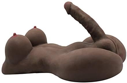 Silicone Torso Love Dolls For Women For Men Sex Dolls (Shemale Sex Dolls For Women, 20.8 X 11.8 X 6.3 In) Brown