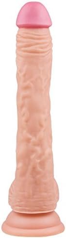 Large Realistic Lifelike Dildo With Testicles - Suction Cup Base Penis Sex Toy - Image 3