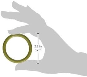 Heart 2 Heart Cock Ring - Nitrile - 1.75" - Military Green - Image 2