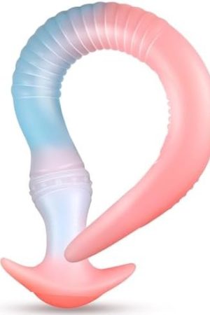 11.4-Inch Soft Liquid Silicone Anal Plug,Super Long Dildo, Unisex, Suitable For Prostate Massage, Anal Training, And G-Spot Stimulation, Glows In The Dark,Small For Beginner