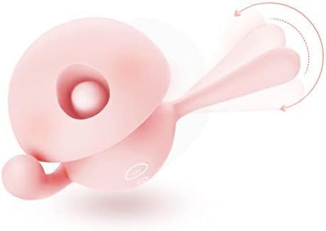 Baycam Vibrator, Adult Rose Sex Toys For Women Couples,Clitoral Licking Tongue Vibrator, Licking & Vibrating Nipples Clitoral Stimulator With 12 Modes For Quick Orgasm, Pink