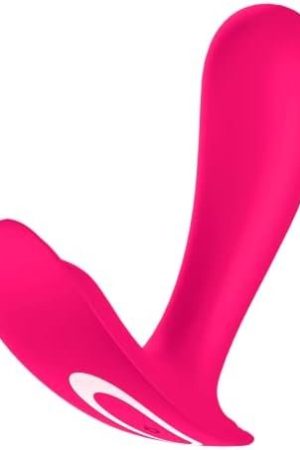 Satisfyer Top Secret Wearable Vibrator With App - Butterfly Vibrator, Panty Vibrator, G-Spot Stimulator, Sex Toys For Women - Compatible With Satisfyer App, Waterproof, Rechargeable