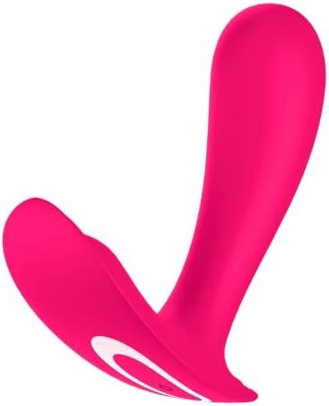 Satisfyer Top Secret Wearable Vibrator With App - Butterfly Vibrator, Panty Vibrator, G-Spot Stimulator, Sex Toys For Women - Compatible With Satisfyer App, Waterproof, Rechargeable