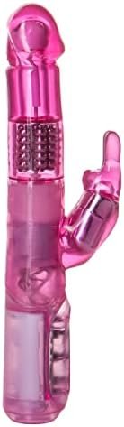 Calexotics 7-Function Jack Rabbit Vibrator With Rotating Shaft - Waterproof Vibe Sex Toys For Couples - Adult Hands Free G Spot Massager - Pink - Image 3