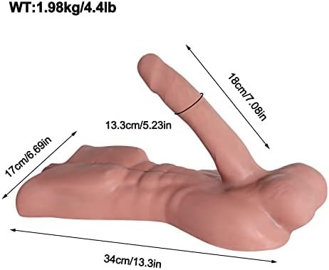 Male Sex Doll With Flexible Dildo, Big Realistic Cock For Female Masturbation Sex Toy For Men Women Gay Couple - Image 2