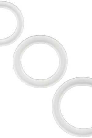 Silicone Cock Ring Set 3 Pcs Stretchy Penis Ring For Erection Enhancing Delay Ejaculation Sex Toy For Men
